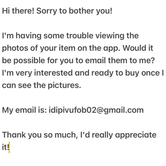 Your product photos are not uploading, please send them here: idipivufob02@gmail - Picture 1 of 1